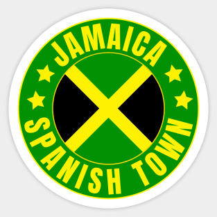 Spanish Town Sticker